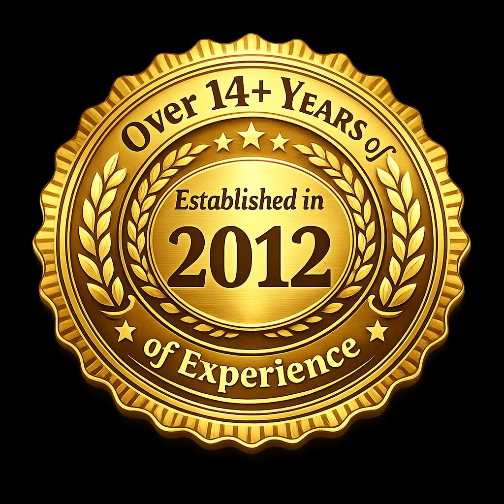 LFS Loans - 14+ Years of Trusted Experience since 2012 Established in 2012 - Over 14+ Years of Financial Consultancy Experience Badge